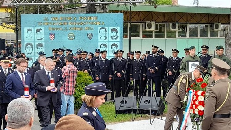 Božinović: Ubojstvo 12 policajaca u Borovu Selu označilo prekretnicu. Krenuli smo u stvaranje vlastite države 